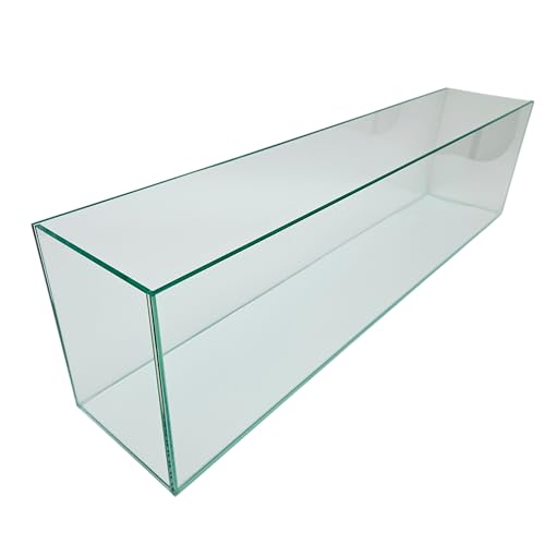 Lifegard Aquatics Bookshelf Aquarium – 22 Gallon Clear Glass Fish Tank with 8mm Thick Glass – for Freshwater/Marine, Leak-Proof, Home/Office Decor - size: 22 Gallons