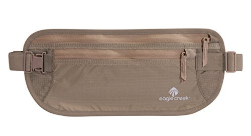 Eagle Creek Undercover Hidden Pocket - Travel Money Belt for Men and Women, Khaki - color: Khaki