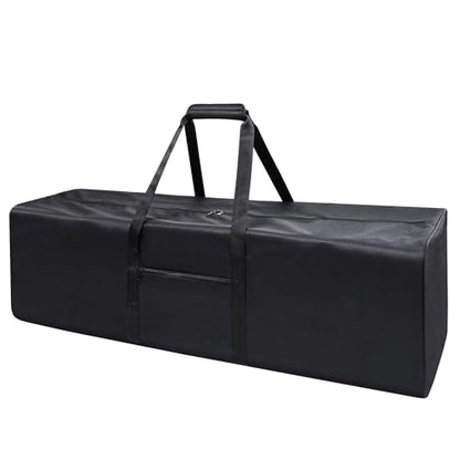 Urbanstand 46 inch Foldable Duffel Lock Zipper Travel Camp, Black | 600D Water-Resistant Ripstop Polyester, Foldable Design, Padded Handle, Holds Tent, Tripod, Fishing Rod & Sports Equipment - color: Black, size: 46 Inch