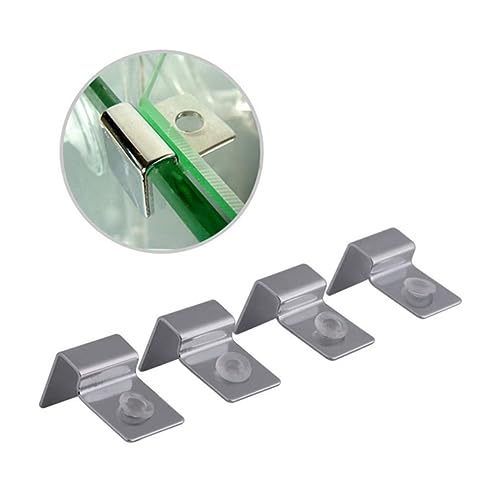 8Pcs Stainless Steel Fish Tank Support Bracket for Aquarium Covers Practical Rack Holder for Fish Tank Safety