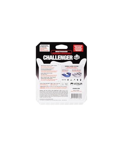 Venum Kids Challenger Mouthguard - Strap/Strapless - color: Black/Red, size: Kid's