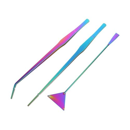Sosoport 3pcs Aquarium Cleaning Tools Set Tweezers Spatula Kit for Fish Tank Maintenance