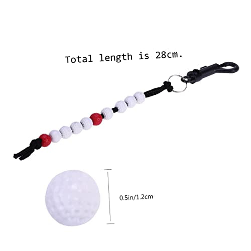 Stroke Bead Score Counter Golf Scoring Beads Clip for Easy Attachment Accurate Stroke Counting Practice and Competition
