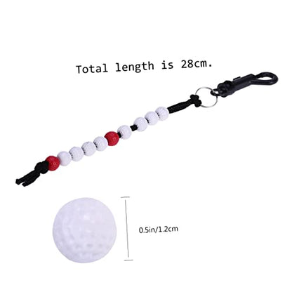 Stroke Bead Score Counter Golf Scoring Beads Clip for Easy Attachment Accurate Stroke Counting Practice and Competition