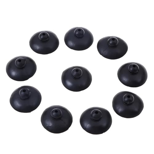20pcs Black Soft Silicone Suction Cup Clip Sucker Holder Fish Aquarium Tank