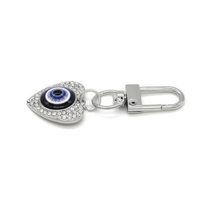 Evil Eye Keychains Car Key Ring Bag Purse Charm for Women Men - Good Luck Amulet Protection - color: N