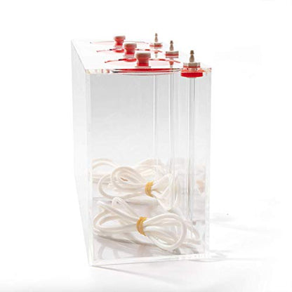 Aquarium Choice Acryli Made Liquid Storage Bucket Doing Pump Reservoir Container (12.5 * 4.25 * 6.5 Inch;4500ml(Red)) - size: 12.5*4.25*6.5 Inch;4500ml(Red)