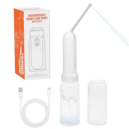 Joyzan Portable Bidet for Travel,320ML Electric Rechargeable Bidet Handheld