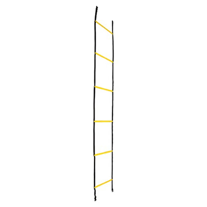 Speed Agility Training 2.6m Fixed Agility Speed Training Equipment for Football Basketball Sturdy PP Material Yellow Black 8.5ft