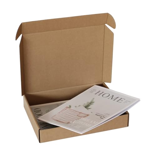 GDYIHANG12x9x3 Inches 68 Pack Brown Mail Order Boxes, Shipping Boxes,Mailing Boxes Corrugated Box Mailers Shipping,Storage Or Small Business Pac