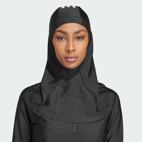 adidas Women's 3 Stripes Swim Hijab - size: Large