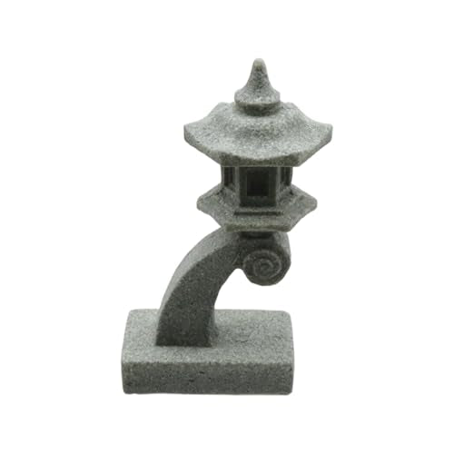 5Pcs Miniature Stone Japanese Lantern Pagoda Figurines | 1.77" To 2.6", Asian Decor, Fish Tank Aquarium Ornament, For Lovers Of Zen Culture, For Meditation Mini Zen Garden, Sand Box