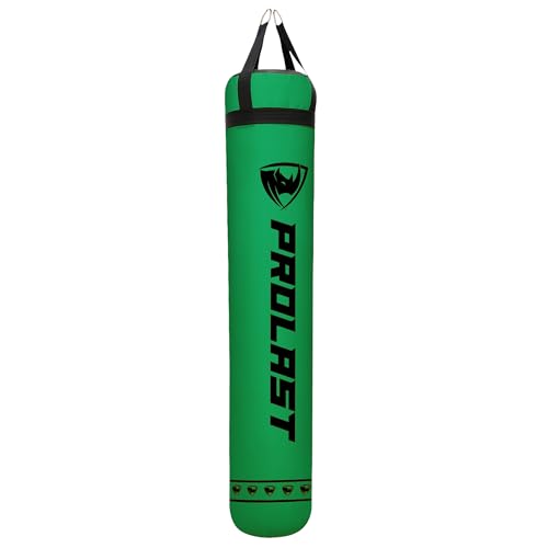 Heavy Punching Kicking Bag for Adults, Boxing, MMA, Martial Arts, Muay Thai, Strength Training Equipment, Filled/Unfilled, 6ft, 150 lbs, Special Edition Logo - color: Green / Black, size: Unfilled