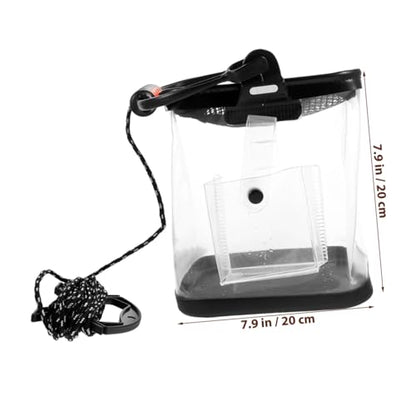 Outanaya Thickened Collapsible Bucket for Saltwater Fishing Live Bait Storage Oxygen Pump Pocket Handheld Eva Material