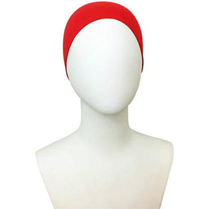 Hijab Tube Cap - Underscarf 94% Viscose, 6% Lycra Made in Turkey - color: Red