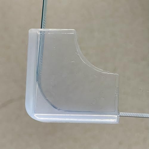 Food-Graded Silicone Clear Thin Corner Protectors, Baby Proofing Table Edge Guards, Pre-Taped Single-Side Adhesive for Kids Child Safety, Cabinets Counter Furniture Bumpers (4, 1/5x4/5 in (Width)) - size: 1/5x4/5 in (Width)
