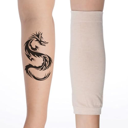 HOVEOX 3 Pairs Tattoo Cover Up Sleeves Tattoo Compression Sleeves Cover