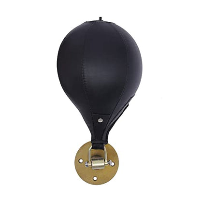 Wall Mounted Speed Bags for Boxing, 360 Degrees Adjustable Black Speed Bag Platform Galvanized Iron Frame Speed Bag Stand Mount Speed Bag Platform Kit Swivel Punching Fitness Training