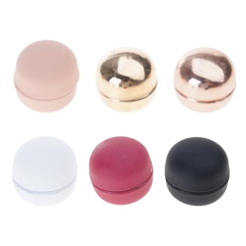6 Pairs Hijab Fasteners Magnetic Hijab Scarf Clip Magnetic Buttons Magnet Brooch Collar Clip Cufflink - color: A