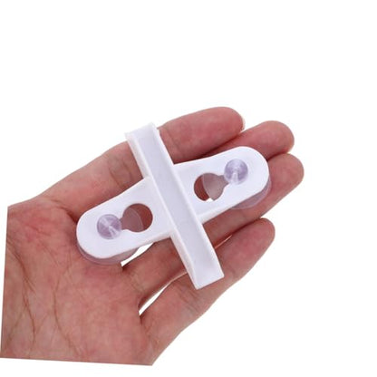 Toddmomy 20pcs Fish Tank Partition Clip Aquarium Decoration Egg Crate Diffuser Aquarium Air Air Pump Divider Fish Tank Isolation Board Aquarium Grid Divider Tray Cup Abs White