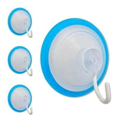 Suction Cup Hooks, Strong Heavy Duty for Wreaths Hanger Glass Door Window Shower Wall Textured Tile Uneven Rough Surfaces Caddy Shelf Towel Puff Squeegee Backbrush Vinyl Fence Pool Cover