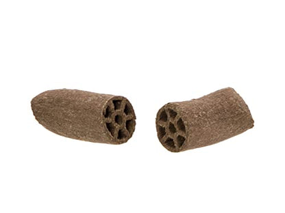 GlasGarten Crispy Caves - Tasty Edible Caves/Tubes Natural Food and Hiding Places for Aquatic Shrimps Snails Crayfish Small Fish (Size Baby - 2 pcs)