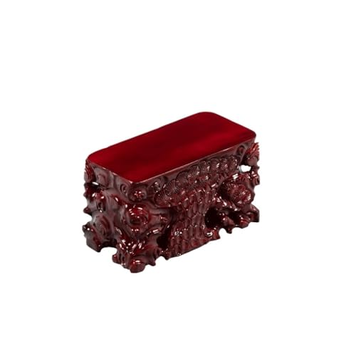 Plant Stand Solid Wood Carved Flowerpot Fish Tank Heightened And Thickened Rectangular Base Pad Bonsai Pedestal