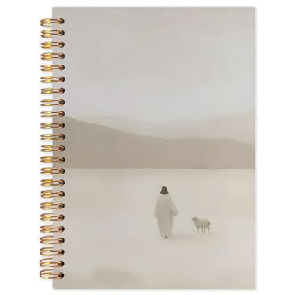 Likjad Christian Jesus and Lamb Spiral Notebook Journal 5.5x8.3, Bible Prayer Scripture Journals for Writing, Christian Jesus Gifts for Women, Bible Verse Hardcover Notebooks for Note Taking - color: Bible Prayer