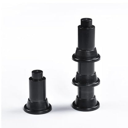 Hemobllo 2pcs Multi-Function Tank Bottom Plate, PVC Aquarium Divider with 8 Nail Set for Tanks (Black) - size: Size 2