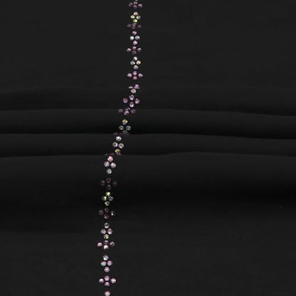 RARITYUS Sparkly Rhinestone Hijab Scarf for Women Silky Chiffon Instant Muslim Islamic Hijab Head Wrap Long Shawls - color: Black