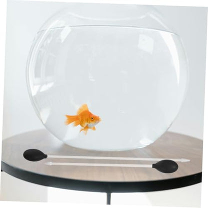 Levemolo 2pcs Fish Tank Cleaner: Aquarium Cleaning Tools Efficient Water Changing - Fish Waste Cleaner for Mini Gravel and Poop - Portable Droppers for Small Aquariums