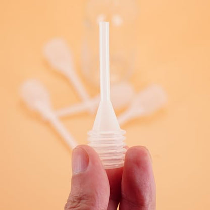 10Pcs 3ML Clear Plastic Transfer Pipettes Accordion Style Liquid Eye Dropper Squeeze Transfer Pipettes for Essential Oils Perfume Dispense Pipettes (10)