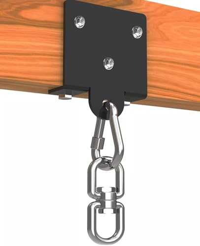 Homydom Heavy Punching Bag Hanger & Ceiling Mount | 360° Rotation Swivel Bracket for Boxing, MMA, Muay Thai Training | Heavy Duty Hardware Kit for Indoor Garage Gym