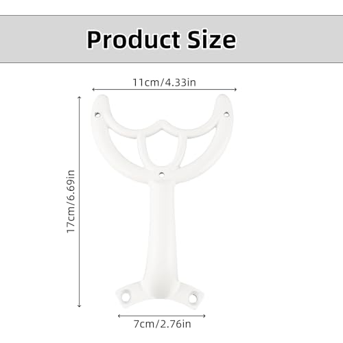 Ceiling Fan Blade Arms Replacement Kit White Fan Brackets Mounting Kit for Replacing The Worn Blades Easy to Install Bracket Accessories