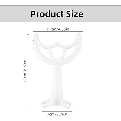 Ceiling Fan Blade Arms Replacement Kit White Fan Brackets Mounting Kit for Replacing The Worn Blades Easy to Install Bracket Accessories