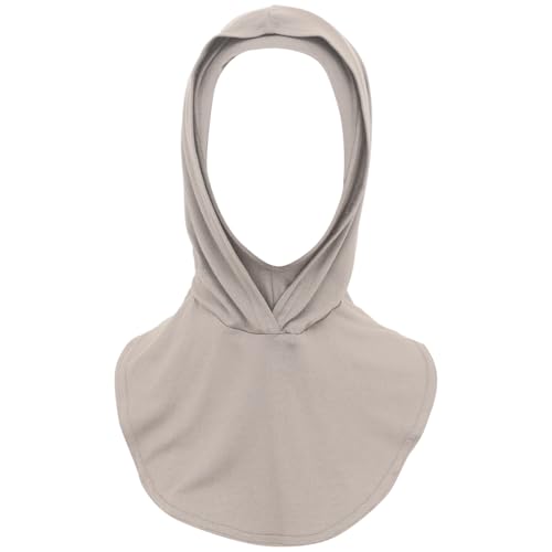 dPois Plain Ready To Wear Amira Hijab for Women Soft Muslim One Piece Instant Hijab Headscarf for Daily Wear - color: Coco Color