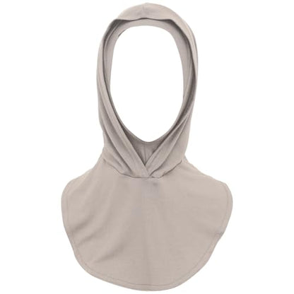dPois Plain Ready To Wear Amira Hijab for Women Soft Muslim One Piece Instant Hijab Headscarf for Daily Wear - color: Coco Color