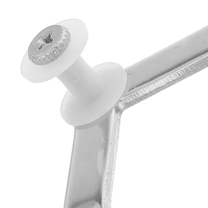 8pcs Carbon Steel Glass Partition Clip, 3 Hole Glass Shelf Clamp Bracket for 10mm, Heavy Duty Panel Fastener for Display Cabinet, Office Partition & Aquarium Use - size: 7.50X5.50X5.50CM