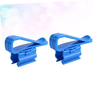 2pcs Aquarium Filtration Hose Holder Water Clip for Fixing Tropical Fish Tanks Compact and Convenient Soft Tube Clamp for Cleaning and Water Changes