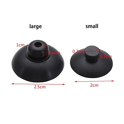 10Pcs Aquarium Suction Cup Clip Fish Tank Pump Sucker Holder Aquatic Airlpump Pipe Tube Fixed Tools(Large)