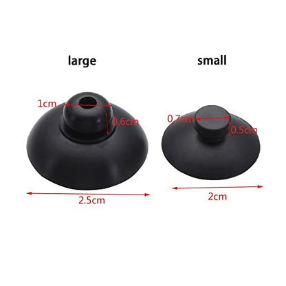 10Pcs Aquarium Suction Cup Clip Fish Tank Pump Sucker Holder Aquatic Airlpump Pipe Tube Fixed Tools(Large)
