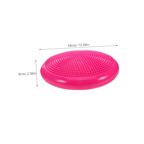 Abaodam Wobble Yoga Cushion Knee and Elbow Protector Inflatable Pvc Pad for Kneeling Exercise Balance Mat Boys and Girls Wobble Disk Multi-functional Easy to Clean