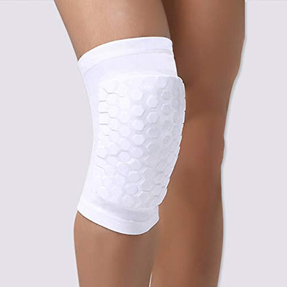PISIQI Compression Collision Avoidance Knee Sleeve - color: White, size: Medium