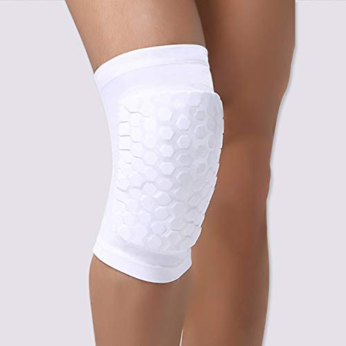 PISIQI Compression Collision Avoidance Knee Sleeve - color: White, size: Large