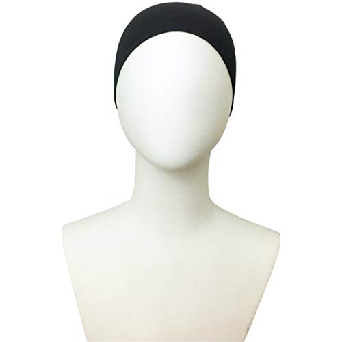 Hijab Tube Cap - Underscarf 94% Viscose, 6% Lycra Made in Turkey - color: Black