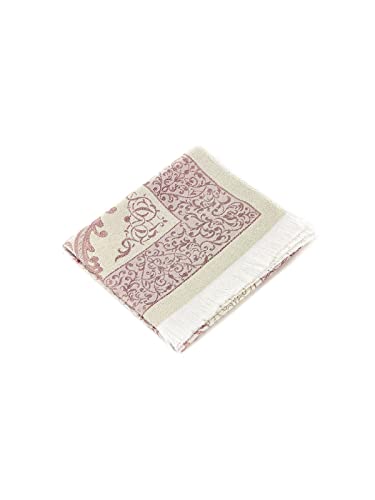 Muslim Prayer Rug and Prayer Beads with Elegant Gift Box | Janamaz | Sajadah | Soft Islamic Prayer Rug | Islamic Gifts Set | Prayer Carpet Mat, Taffeta Fabric, Pink - color: Pink