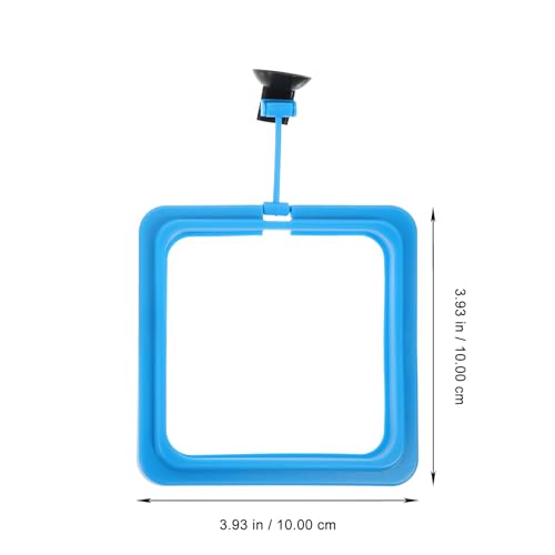 DOITOOL 3pcs Fish Feeder Rings Suction Cup Aquarium Feeding Circles for Tropical Fish Tank Aquarium Feeding Tool
