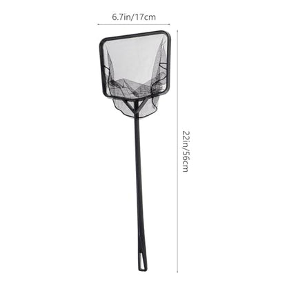 FOMIYES 3pcs Fish Landing Nets Set Fine Mesh Aquarium Fishing Nets with Handles for Fish Tank and Swimming Pool Cleaning – Large, Medium, Small Sizes for Aquatic Pets and Shrimp