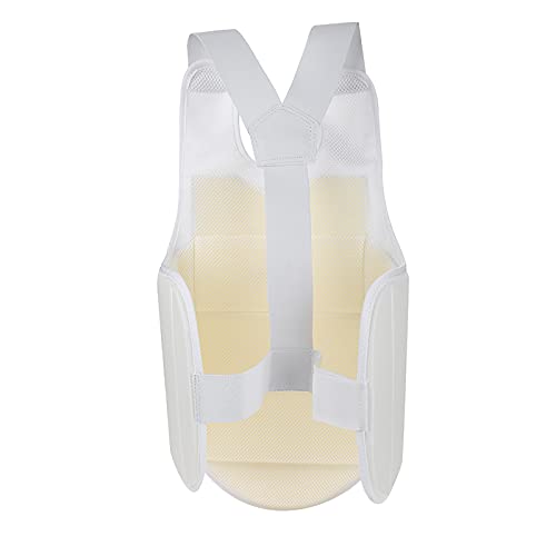 Emoshayoga Unisex Karate Chest Guard, Adjustable Strike , Boxing Body Protector with Elastic Adjustable Straps, for Taekwondo Training - size: Small