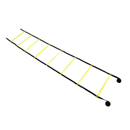 Agility Ladder, Adjustable 8 Rung Heavy Duty Football Training Ladder with Durable Nylon Straps, for Speed Agility Coordination Balance Football Rugby Tennis Baseball